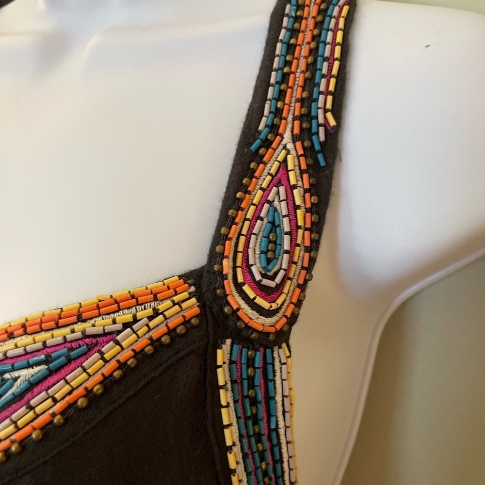 French Connection Beaded Halter-Style Top. Size 4 - Picture 11 of 15